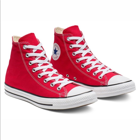 Converse High Top Red Sneakers